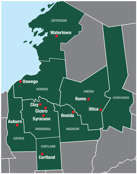 Service Area Map